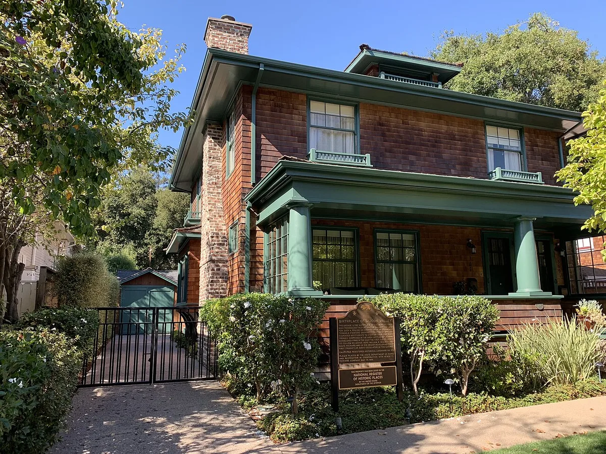 The Hewlett-Packard garage in Palo Alto