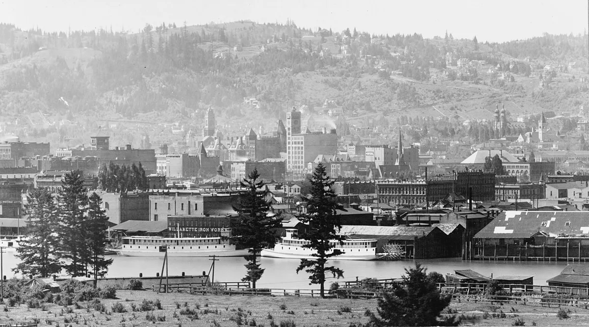 Historic Portland, Oregon waterfront